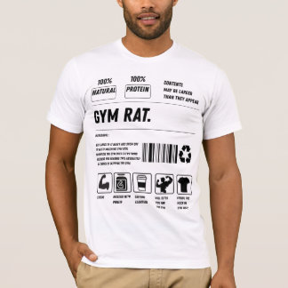 Gym Rat Formula: Handle With Gains T-shirt