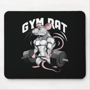 Gym Rat Grappig Bodybuilding Fitness Workout Gym W Muismat