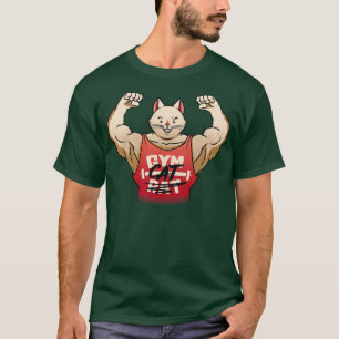 Gym Rat Gym Cat van Tobe Fonseca T-shirt