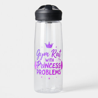 Gym Rat met Princess Problems Fitness Water  Waterfles
