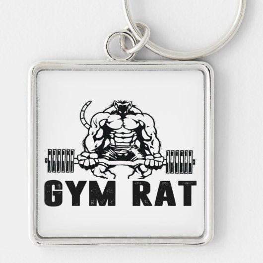 Gym Rat Sleutelhanger (Voorkant)