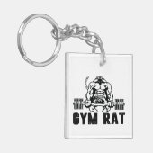 Gym Rat Sleutelhanger (Voorkant Links)