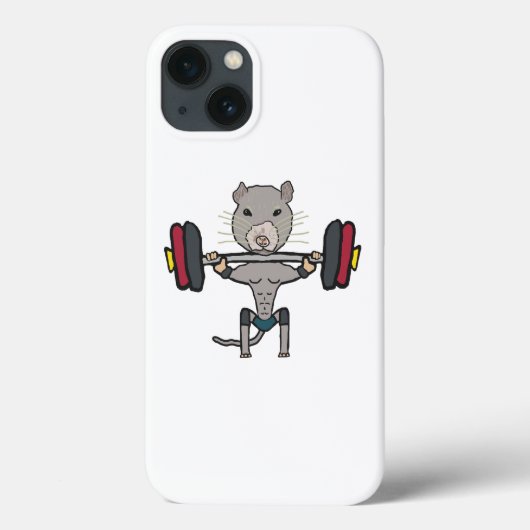 Gym Rat Weightlift Case-Mate iPhone Case (Achterkant)