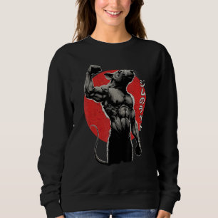 Gym Rat Workout Japanse stijl GymRat Funny Gym Trui