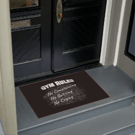 Gym Rules: Geen klapklare trainingsritsen Deurmat