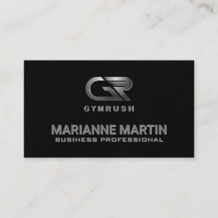 Gym Rush Black Visitekaartje