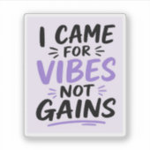 Gym Sfeer Sticker (Voorkant)