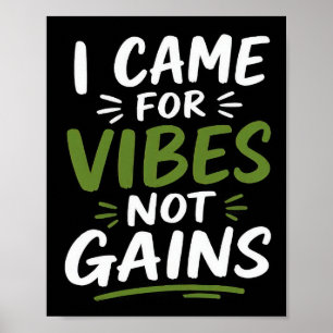 Gym Sfeer Zwart Poster