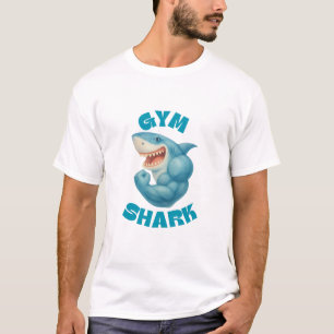 Gym Shark - Grappige Spierhaai Bodybuilder Fitness T-shirt