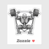 Gym Skelet Sticker (Vel)