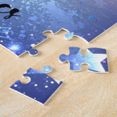 Gym Star Berry Stripe, bruine ogen, Blauwgroen loo Legpuzzel (Zijkant)