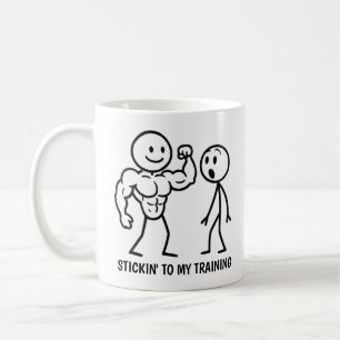 Gym Stick Figuur Koffiemok