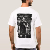 Gym T-Shirt – Hard Work - Grey Will Power (Dos)