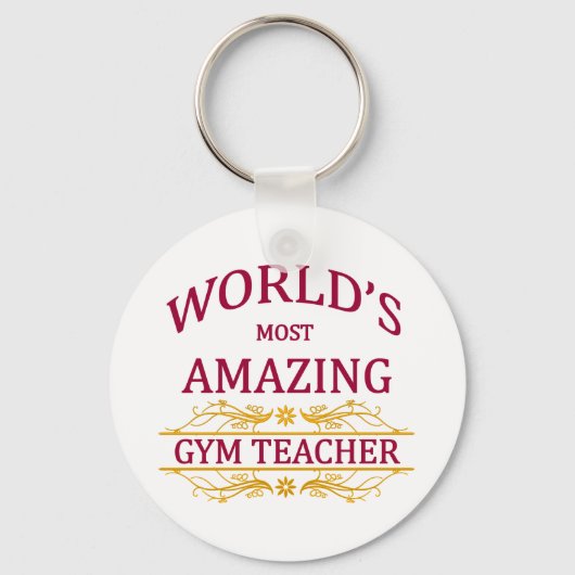 Gym Teacher Sleutelhanger (Voorkant)
