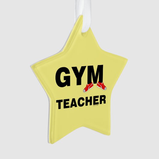 Gym Teacher Sneakers Ornament (voorkant)