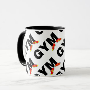 Gym Tekst Sneakers. Mok