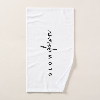 Gym Towel - Langzaam het naar beneden Handdoek