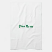 Gym Towel met Jouw naam Theedoek (Verticaal)