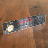 Gym Trainer Acryl Naambordje (Zijkant)