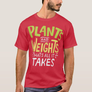 Gym-training van Vegan Vegetarian Weightlifter T-shirt