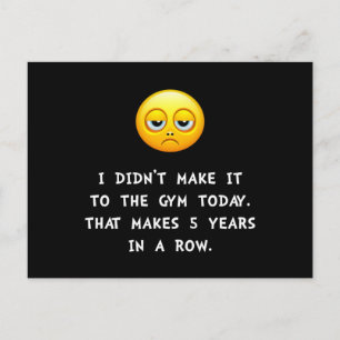 Gym vandaag briefkaart