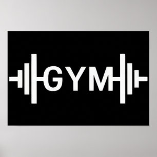 Gym Woord Poster