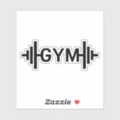 Gym Word Sticker (Vel)