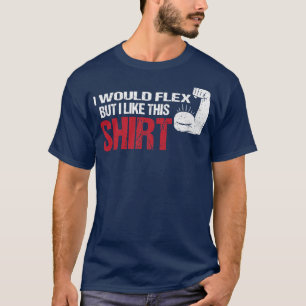 Gym Workout Bisceps Eercise Ik zou graag vallen, m T-shirt