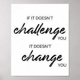 Gym, workout, fitness, Motivatie prijsopgave bij o Poster