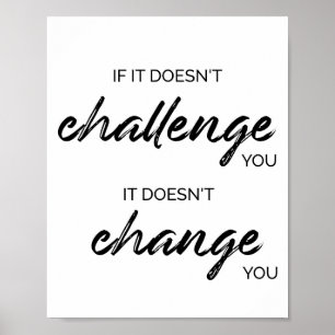 Gym, workout, fitness, Motivatie prijsopgave bij o Poster