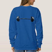 Gym workout girl sweatshirt  (Dos)