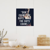 Gym Workout Motivatie Poster (Keuken)