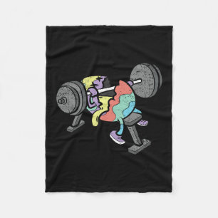 Gym Workout Pasen Eierjacht Grappig Lentemannen Fleece Deken