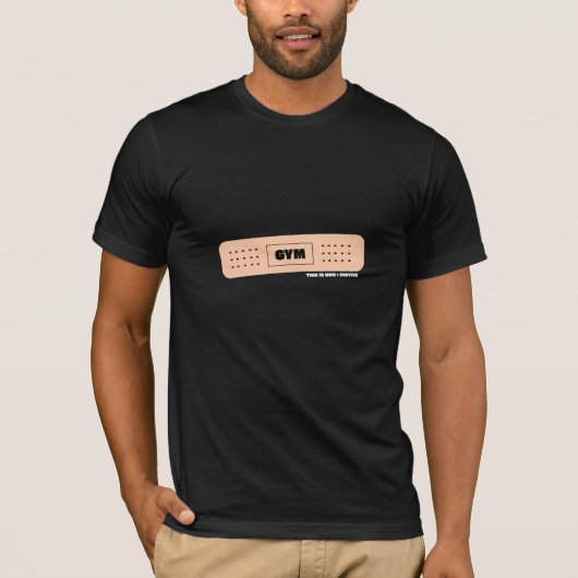 Gym, zo overleef ik - Gym T-shirt (Voorkant)