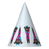 Gymastics Acrobat Tumbling Handstand Gymnast Feesthoedjes (Links)