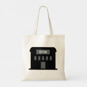 Gymgebouw Tote Bag (Achterkant)