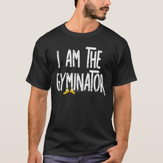 Gyminator Rough Text T-shirt (Voorkant)