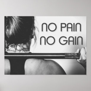 Gymnase Bodybuilding Fitness Motivational Poster