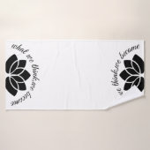Gymnase Inspiration Yoga Lotus (Serviette de bain)