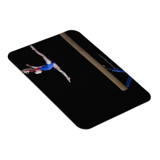 Gymnast (9-10) met balansstraal 2 magneet (Rechterzijde)