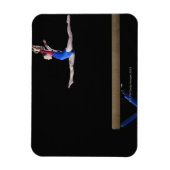 Gymnast (9-10) met balansstraal 2 magneet (Verticaal)