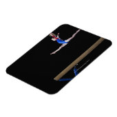 Gymnast (9-10) met balansstraal 2 magneet (Linkerzijde)