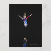 Gymnast (9-10) met balansstraal briefkaart (Voorkant)