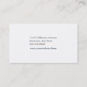 Gymnast Blue Gray Visitekaartje (Achterkant)