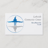 Gymnast Blue Gray Visitekaartje (Voorkant)