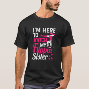 Gymnast Cheering Ik ben hier om mijn lippensist te T-shirt