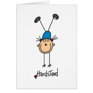 Gymnast Doing Handstand