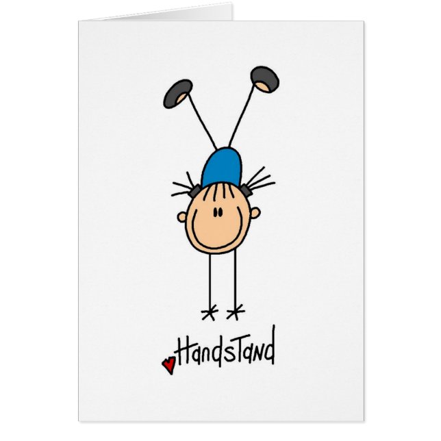 Gymnast Doing Handstand (Voorkant)