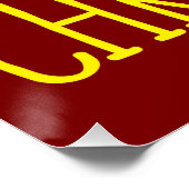 Gymnast Elf over het kerstfeest van de Beam Gymnas Perfect Poster (Hoek)