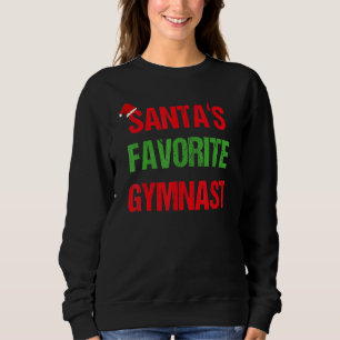 Gymnast Funny Pajama Christmas Trui